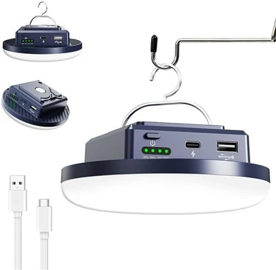 Luci da campeggio portatili USB esterne ricaricabili