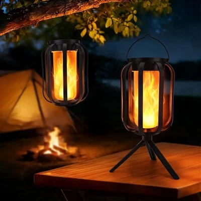 Luci da esterno a lanterna a LED alimentate a energia solare e a batteria