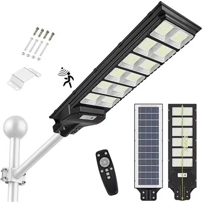 Lampione stradale solare impermeabile Ip65 da 60 Watt