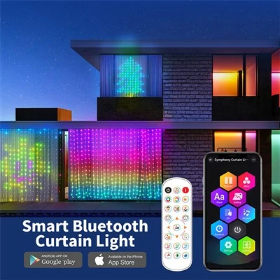 App per luci per tende a LED RGBIC e telecomando