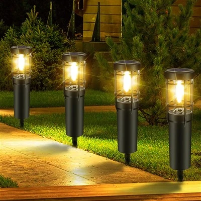 Luce solare per il percorso della decorazione della passerella