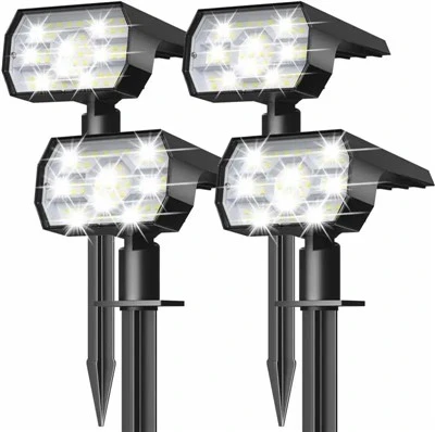 Luci solari a 56 LED impermeabili IP68 per esterni